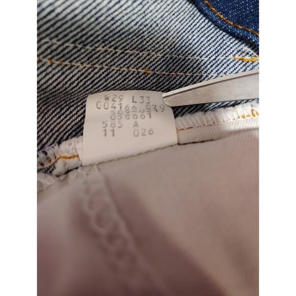 Vintge 1980's Levi Orange Tab 217 jeans size 29 *altered - Picture 4 of 4